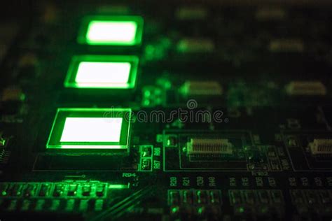 The Process Of Checking Several Oled Displays Of White Color On The
