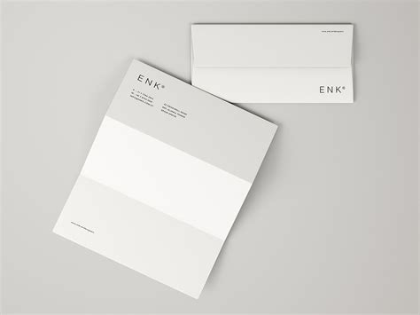 Download Envelope and A4 Folded Letterhead Mockup | Mockup World HQ