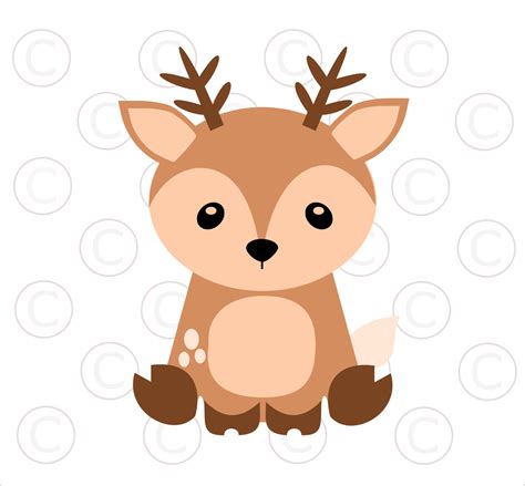 Cute Baby Deer Clipart Free Download On Clipartmag