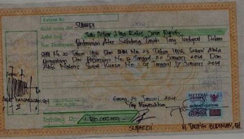 Sesetengah syarikat tidak memerlukan surat sebaliknya hanya demikian cara pembatalan insurans dan contoh surat pembatalan insurans. √ Contoh Kwitansi Pembelian Tanah Dengan Format Yang Benar | Notaris