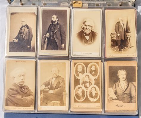 Large Group Of Carte De Visites Famous People Auctions And Price Archive