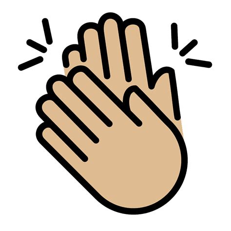 Clapping Hands Emoji Clipart Free Download Transparent Png Creazilla
