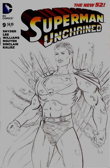 Superman Unchained 1 Wip Available In Louis Bright Ravens Sketch