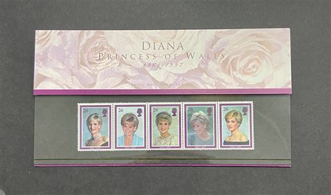 diana princess of wales 1961 1997 royal mail mint stamps etsy
