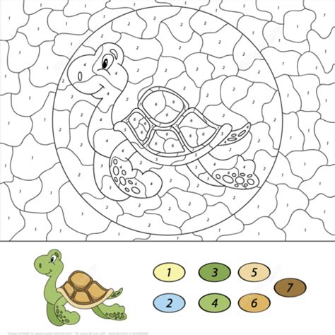 38+ shabbat coloring pages for printing and coloring. Sea Turtle Color by Number | Free Printable Coloring Pages