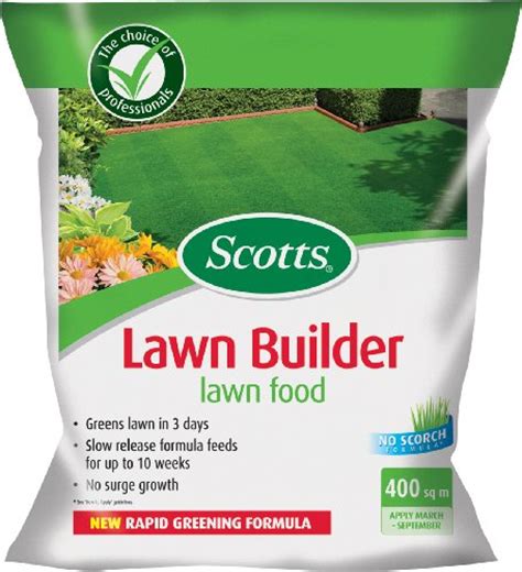If the grass is dry, watering the lawn the day before applying turf builder will also keep the fertilizer from burning the grass. Scotts Lawn Builder 400 sq m Lawn Food Bag - Friendly Fungi