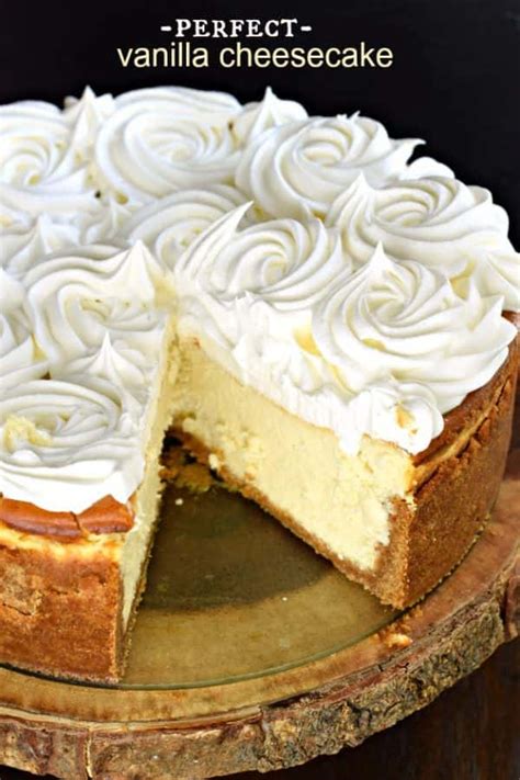 Perfect Vanilla Cheesecake Recipe Shugary Sweets