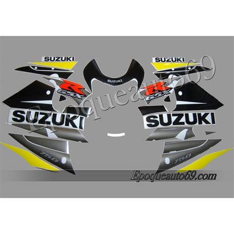 Suzuki gsxr stickers decals 600 gsxr 750 1000 logo emblem graphics x2 jamaica. Autocollants - stickers Suzuki GSX-R 750 2002 version ...