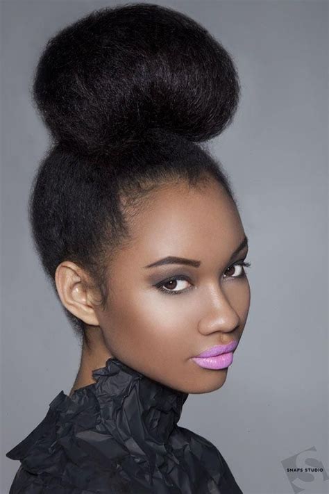 Low Bun Hairstyles Black Women