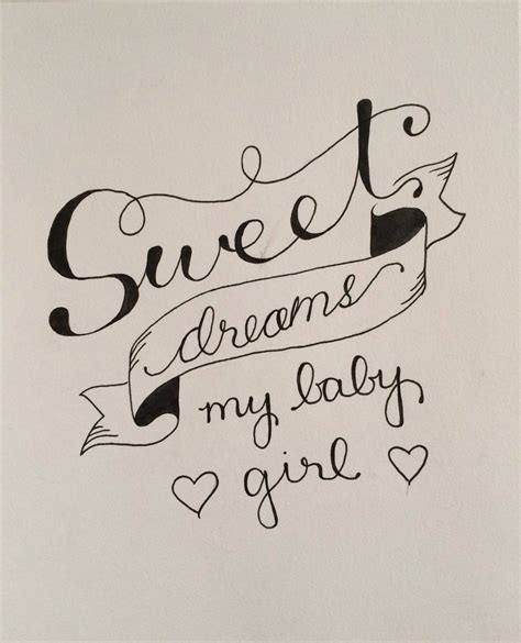 Sweet Dreams Hand Lettering By Sarah Dyreng