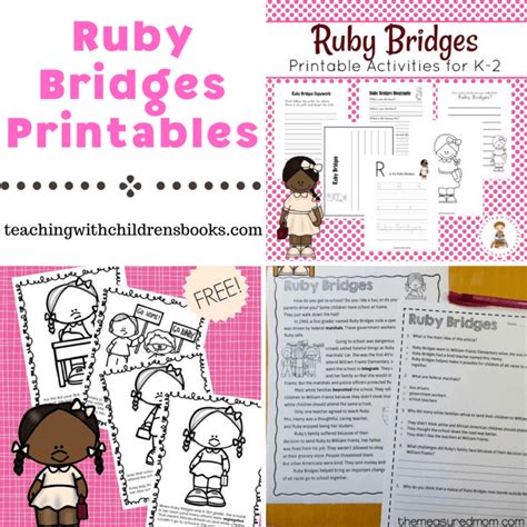 Free Ruby Bridges Printables For Elementary Students