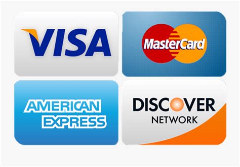 Clip Art Credit Card Logos Clip Art Visa Mastercard Amex Discover