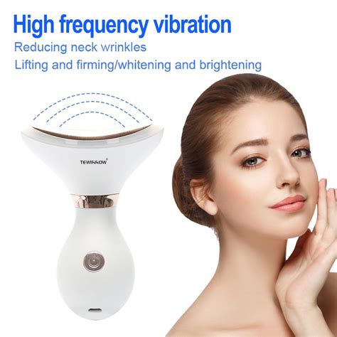 Neck Face Beauty Device Led Photon Therapy Skin Tighten Reduce Double