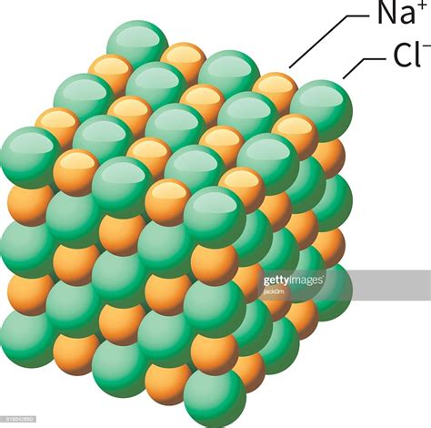 Статья на тему хлорид натрия. Natriumchlorid Nacl Molekularen Cube Stock-Illustration ...