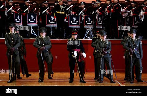 Irish Army Officers Commissioning Ceremony Stock Photo Alamy