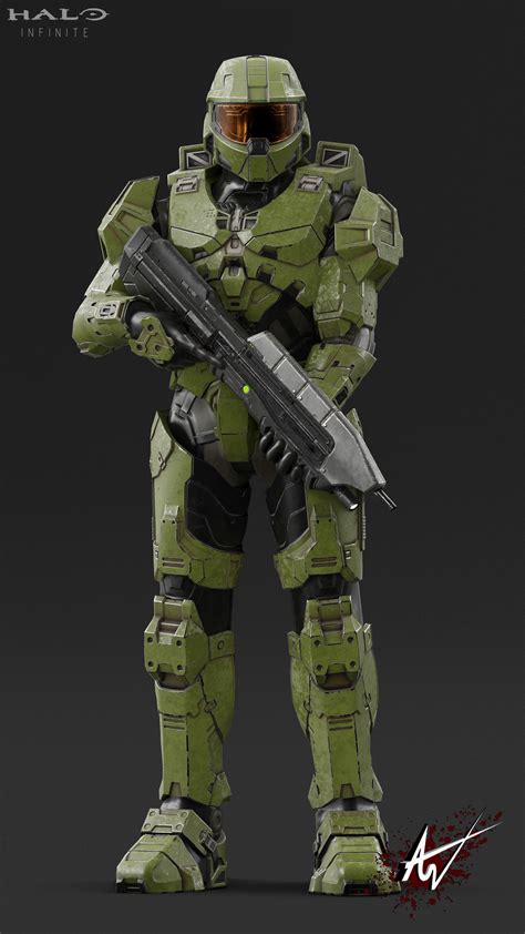 Artstation Halo Infinte Master Chief Abimael Salazar Halo Master