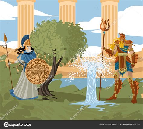 Athena Goddess Olive Tree