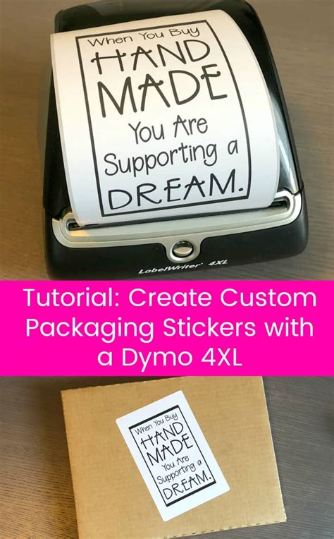 Tutorial How To Create Custom Packaging Stickers With A Dymo 4xl
