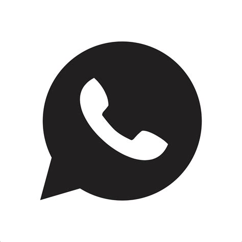 Whatsapp Phone Icon 3637558 Vector Art At Vecteezy