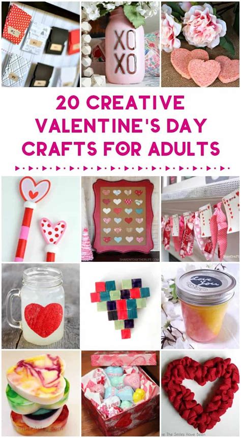 20 Valentines Day Crafts And Handmade Ts For Adults To Make Easy