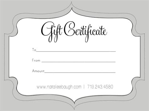 You also have to know how to market your services the right way. Blank Gift Certificate Template Indesign Shop for Indesign ...