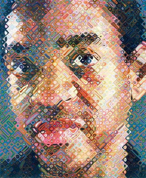 Chuck close is one of the world's leading modern artists. Simply Creative: Photographic Mosaic by Chuck Close
