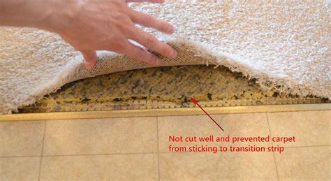 Divide the square footage of the room by the measurement of a single tile to calculate how many you need. How to fix frayed carpet at tile transition - Home ...