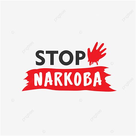 Stop Symbol Vector Hd Images Stop Narkoba Quote With Hand Symbol