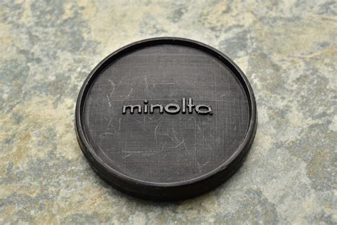 Genuine Minolta 57mm Push On Front Lens Cap For 55mm Front Rokkor