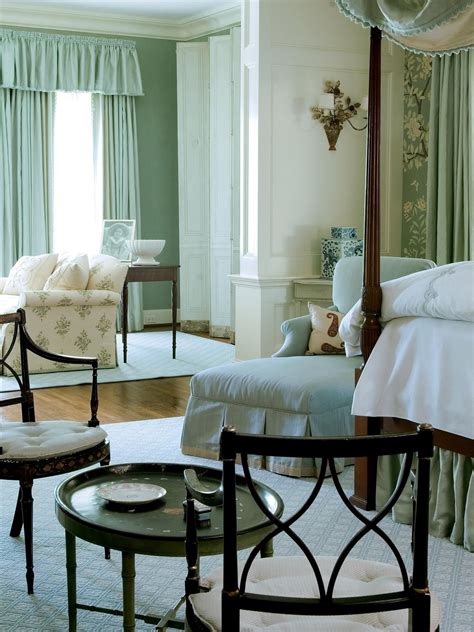 Full size of the picture: Soft mint hues define this elegant traditional master ...