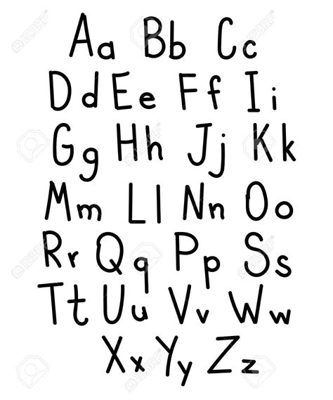Alphabet Fonts Alphabet Calligraphy Drawing Download This Hand Draw