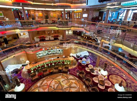 Inside Royal Caribbeans Brilliance Of The Seas Cruise Ship Stock Photo