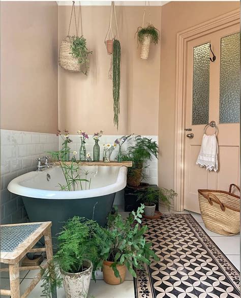 Bohemian Style Interior Design Bathroom Decoomo
