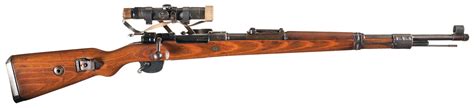 K98 Sniper Rifle Swept Back Style Scope Zf 4 Scope Rock Island Auction