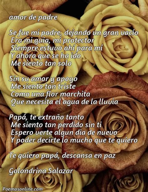 Cinco Poemas De Amor Para Un Padre Fallecido Poemas Online
