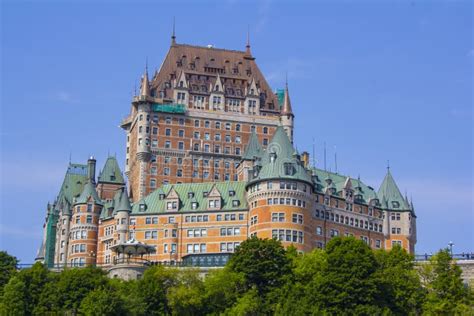 Fairmont Le Chateau Frontenac In Quebec City Canada Stock Image Image Of Castles Buildings