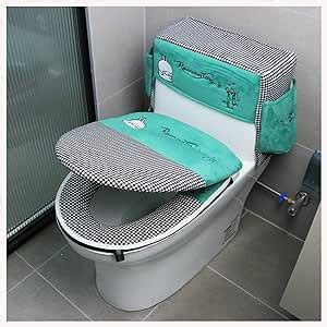 Amazon Aokley Soft Plush Toilet Lid Tank Seat Top Cover Piece