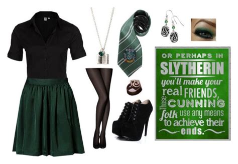 Slytherin By Creaturesinthedark Liked On Polyvore Featuring