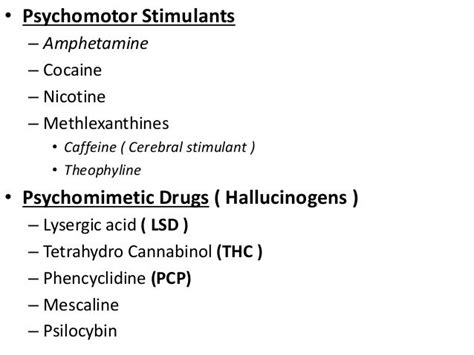 Cns Stimulants And Drugs Of Abuse