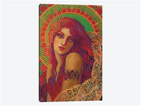 Bohemian Belle Canvas Art Print By Emily Balivet Icanvas