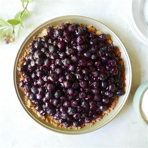 Mostly Raw Blueberry-Elderflower Pie | Recipe | Food processor recipes ...