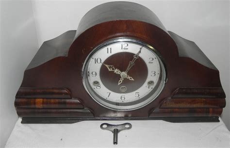 Antique Art Deco Enfield Westminster Chime Mantle Clock Antique