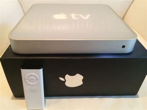 Apple Tv Original1st Gensilver 120gb 1080p Full Hd Crystalhd