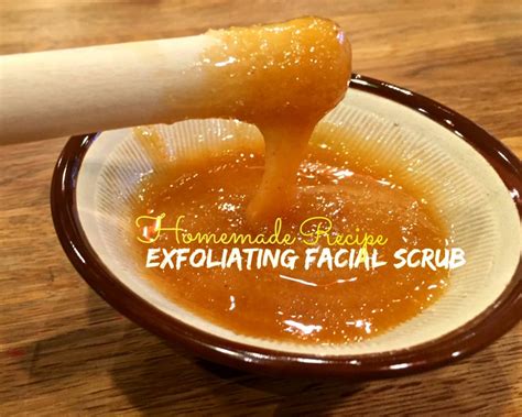 natural exfoliating facial scrub recipe supermommy