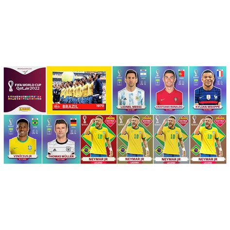 kit Álbum e 50 figurinhas copa do mundo 2022 oficial