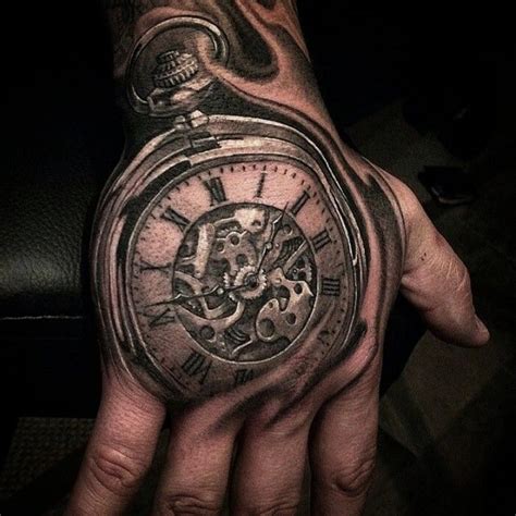 25 Timeless Clock Tattoo Designs For Men