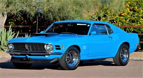 1970 Mustang Boss 429 Grabber Blue Mecum Journal