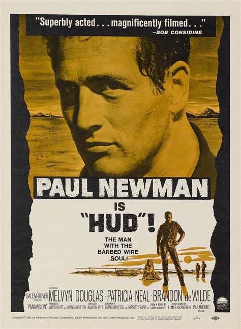 Hud Starring Paul Newman Movie Posters Old Movie Posters Film Posters