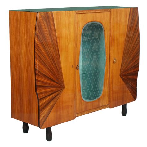 While white opens up space, black adds a sophisticated vibe to the decor. CREDENZA VETRINA VINTAGE DESIGN ANNI50 MID CENTURY MODERN ...