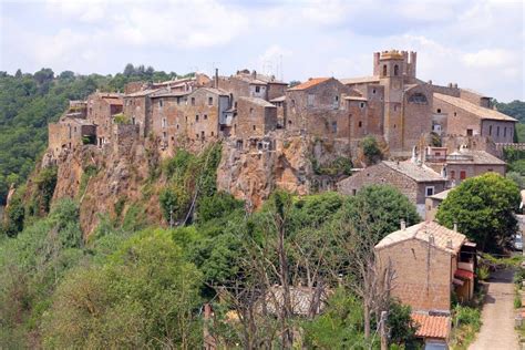 Calcata Comune And Town In The Province Of Viterbo In The Italian